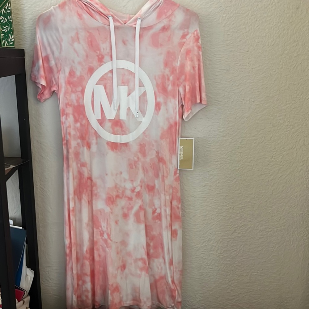 Michael Kors shirt/Dress with hoodie